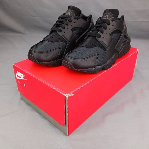 Nike Air Huarache Women's Running Shoes Triple Black DH4439 001 Sizes 6-7 - Picture 8 of 8